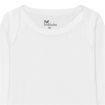 BIRKHOLM 2-Pak Langærmet Body Perfekt Hvid